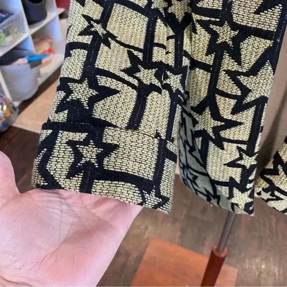 Traffic People A Star is Born Gold Star Open Blazer Small - Picture 5 of 6